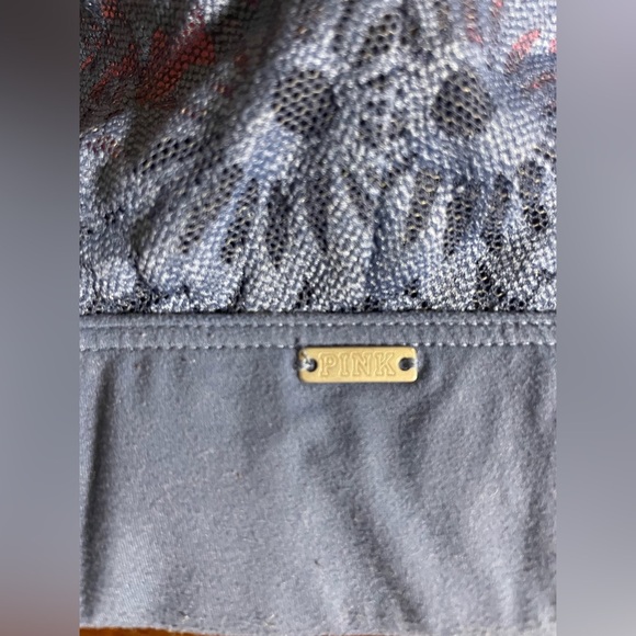 PINK Blue Lace Wireless Bra - Picture 3 of 4